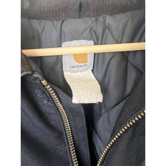Carhartt Men’s Extremes C55 Black Artic Weight Lining Heavy Coat Jacket XL S - Picture 5 of 16